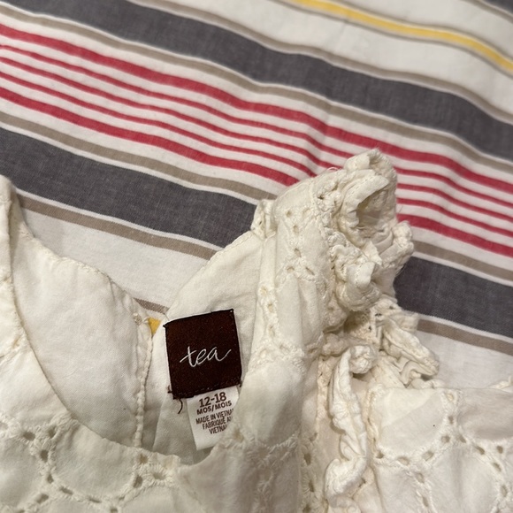 Tea collection, eyelet top, and matching bloomer size 12-18 - Picture 3 of 3